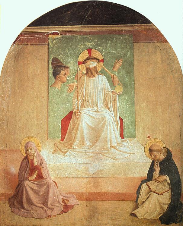 Fra Angelico The Mocking of Christ Spain oil painting art